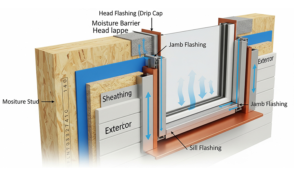 فلاشینگ پنجره؛ راهکاری برای افزایش عمر و زیبایی نما