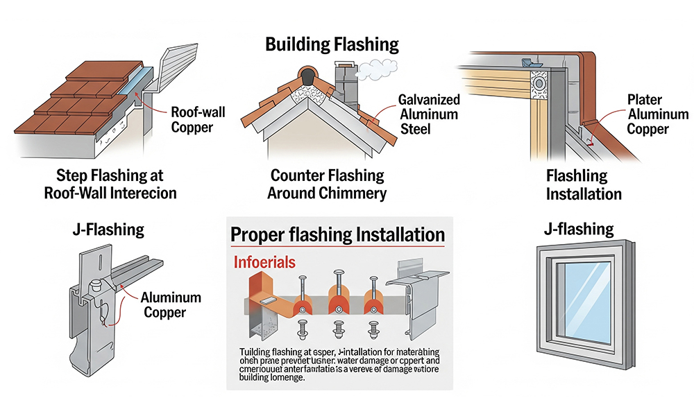 فلاشینگ ساختمان کاربرد و انواع آن